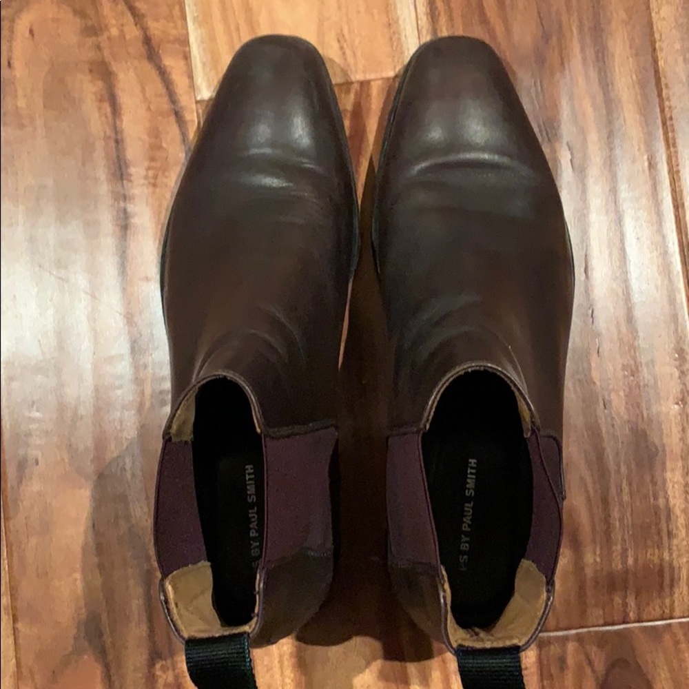 Dark Brown Paul Smith Chelsea Boots